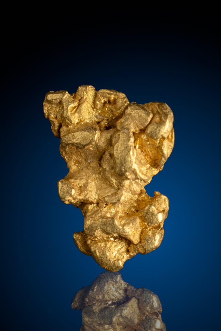 (image for) Unusual Rare Natural Gold Nugget - American River, CA - 2.95 grams